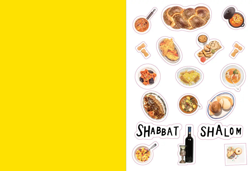 The Jewish Foods Sticker Book – 450+ Stickers