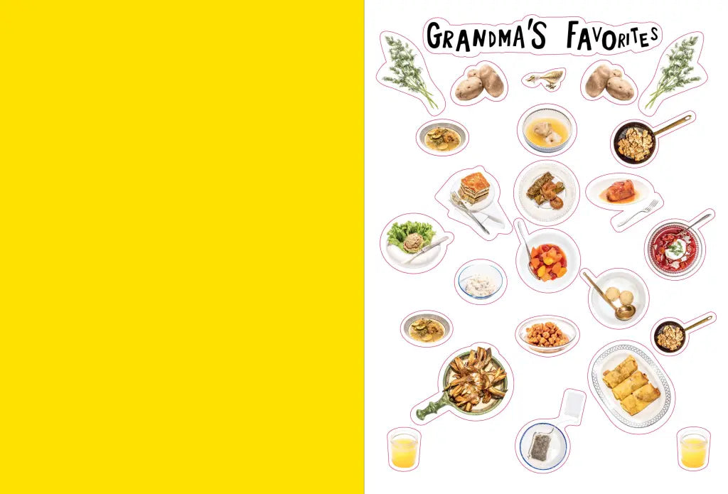 The Jewish Foods Sticker Book – 450+ Stickers