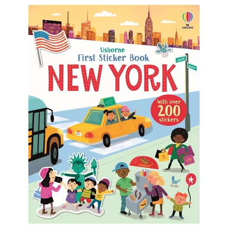 First Sticker Book –  New York City – 8" x 11 " – 200+ Stickers