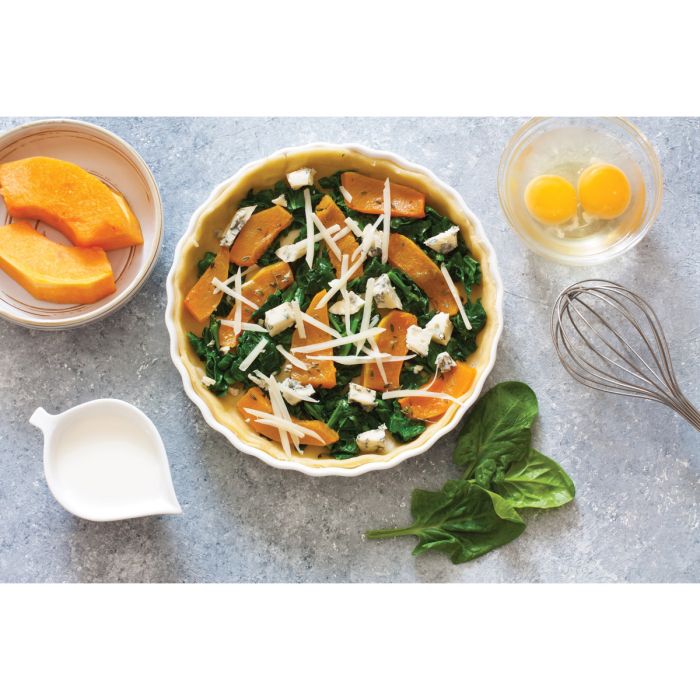 Fine Porcelain Round Quiche Dish – 10"