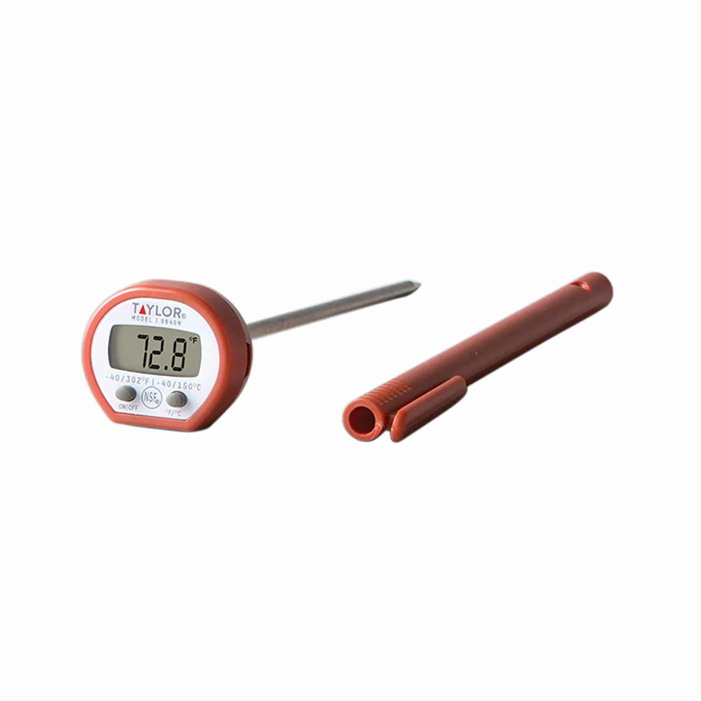 Taylor Digital Instant Read Thermometer – Red