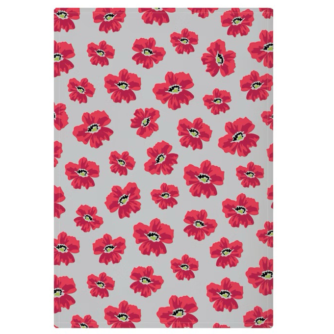MU Kitchen 100% Cotton Dish Towel – 20" x 30" – New Poppy