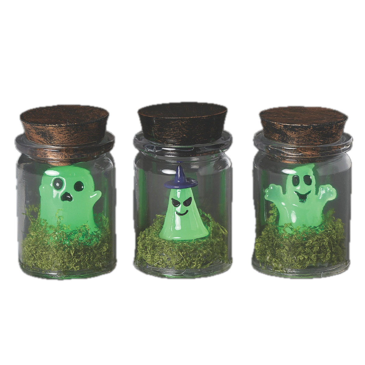 Roman Holiday Gost Spooky Jars  – 3" – Assorted Each Sold Separately