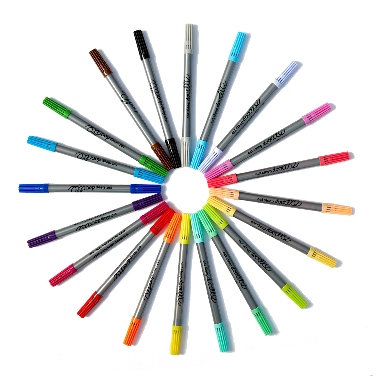 Eat Sleep Doodle – Artist Wash Out Markers - Set of 20