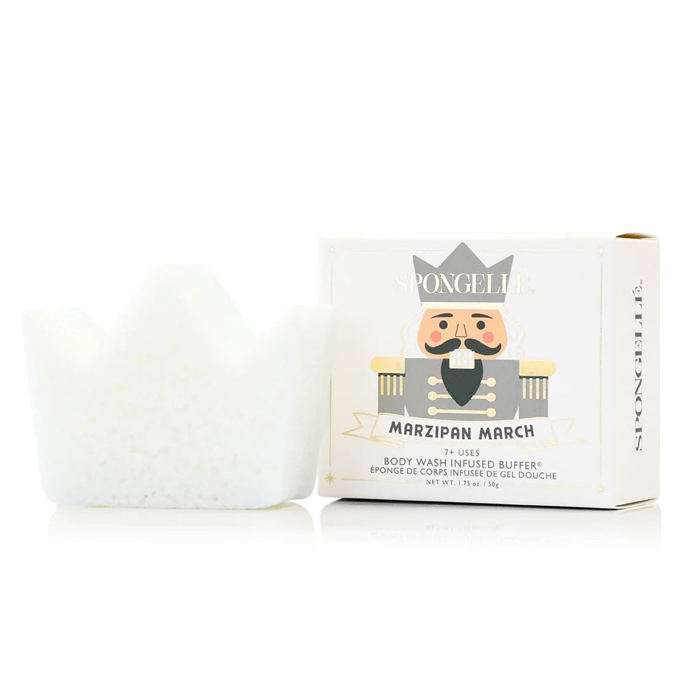 Spongelle Marzipan March Body Buffer – Holiday Nutcracker