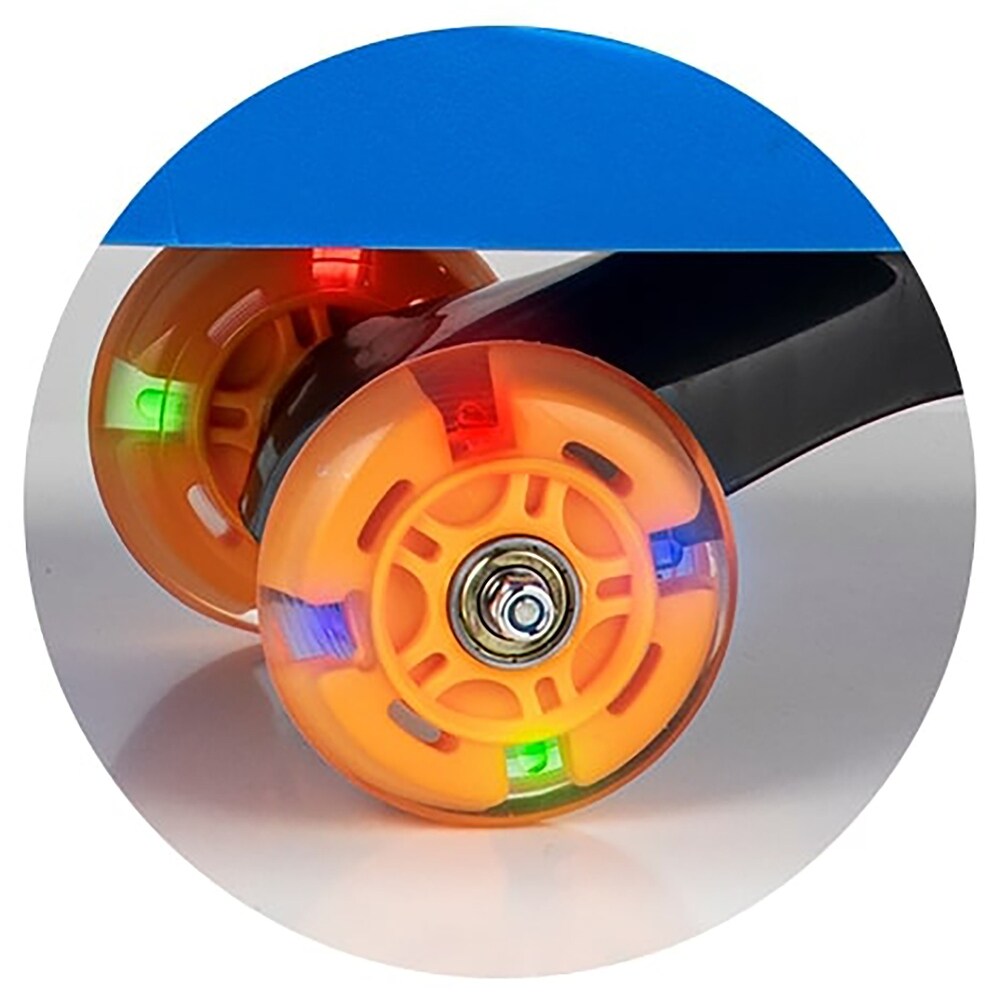Plasma Glow Light Up Wheels Ride On Toy – Blue & Red