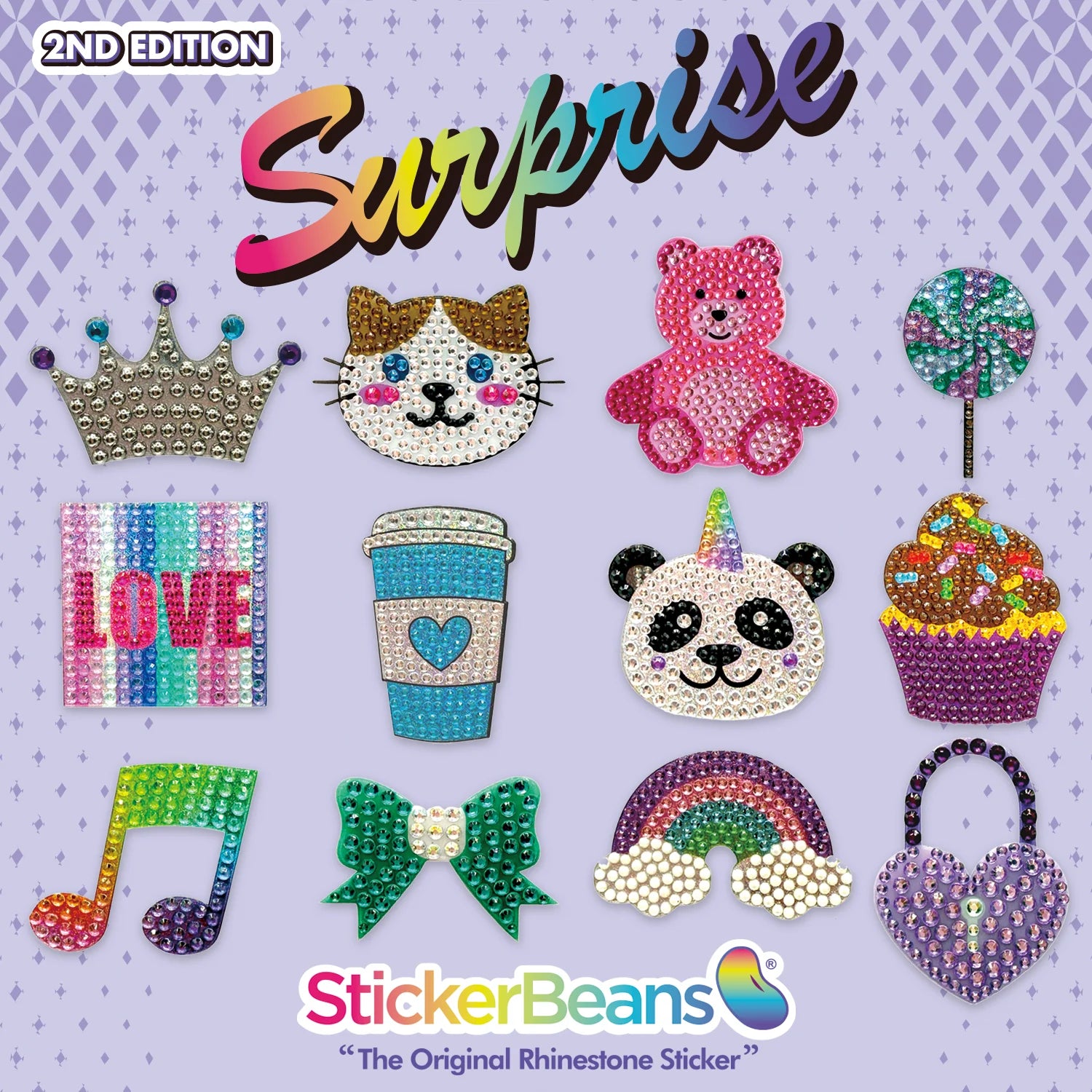 StickerBeans – 2nd Edition Limited Surprise Sparkle Sticker – 2"