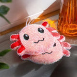 Kikkerland Axolotl Scrub Sponges – Set of 2