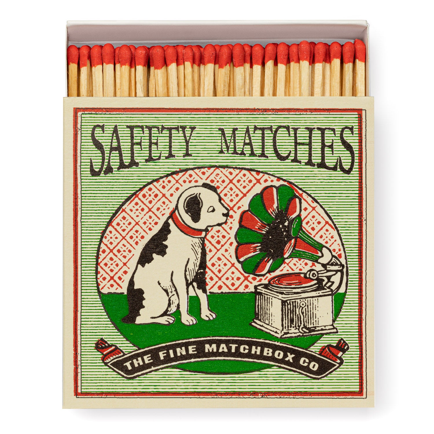 Dog and Gramaphone Luxury Matches – 100 Stick Matches