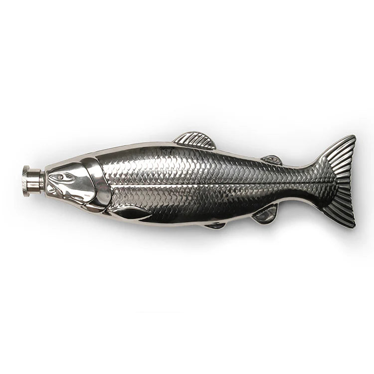 Kikkerland Fish Flask – 4 fl. oz