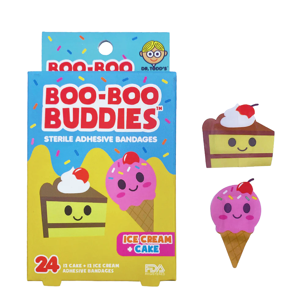 Boo-Boo Buddies Ice Cream and Cake Bandages