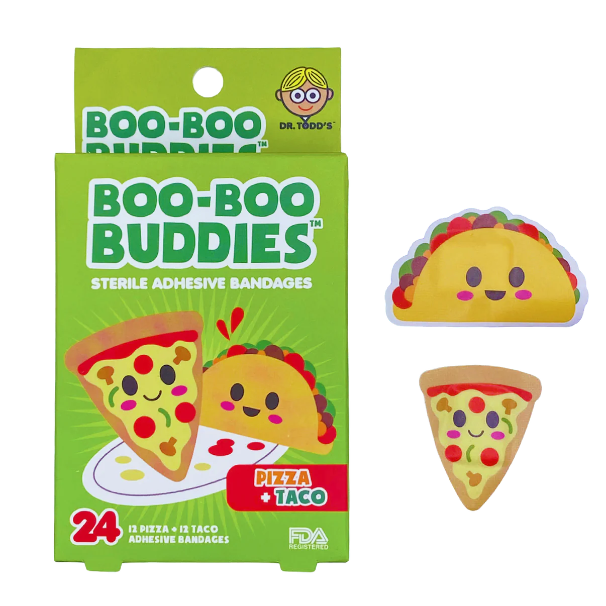 Boo-Boo Buddies Pizza and Taco Bandages