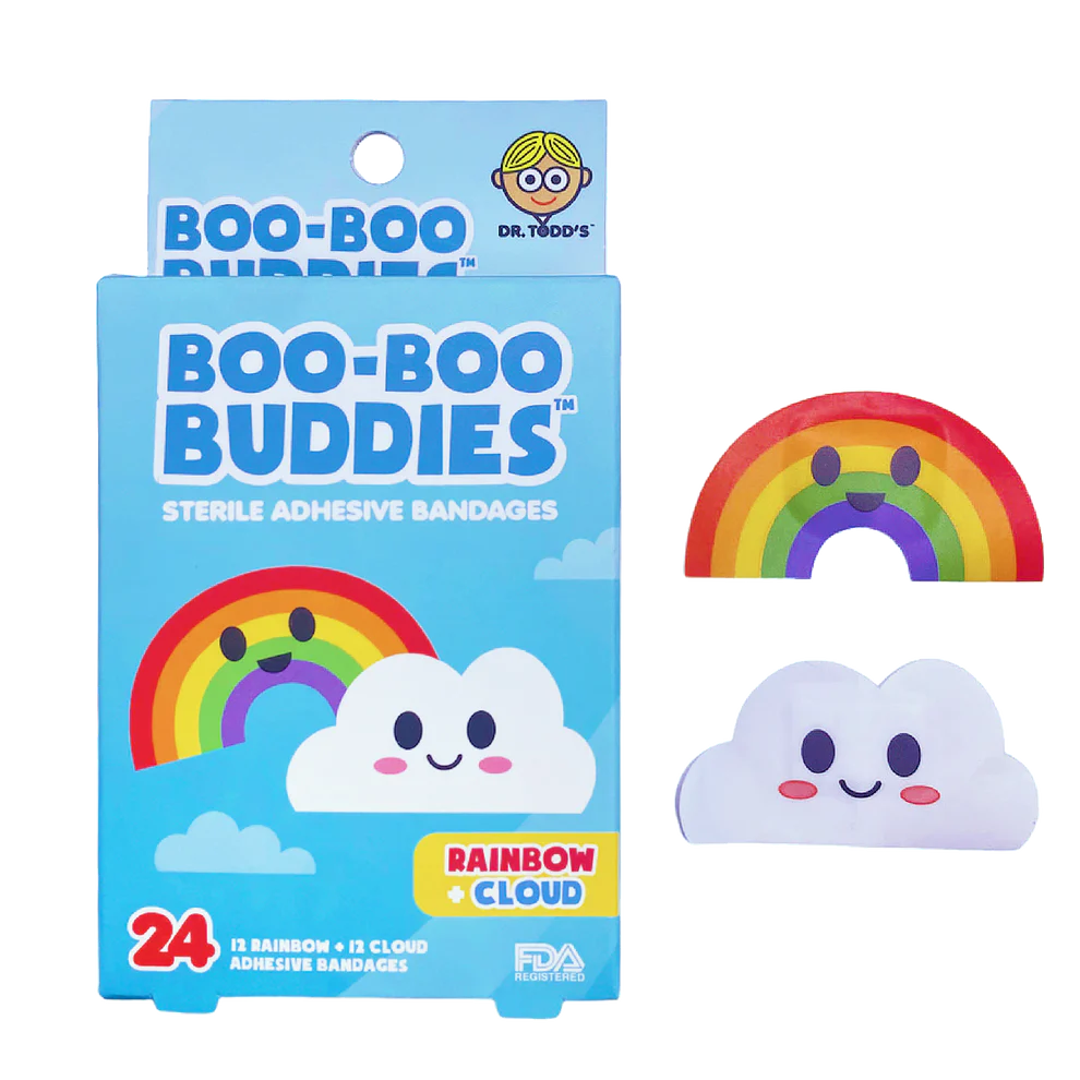 Boo-Boo Rainbow & Cloud Bandages