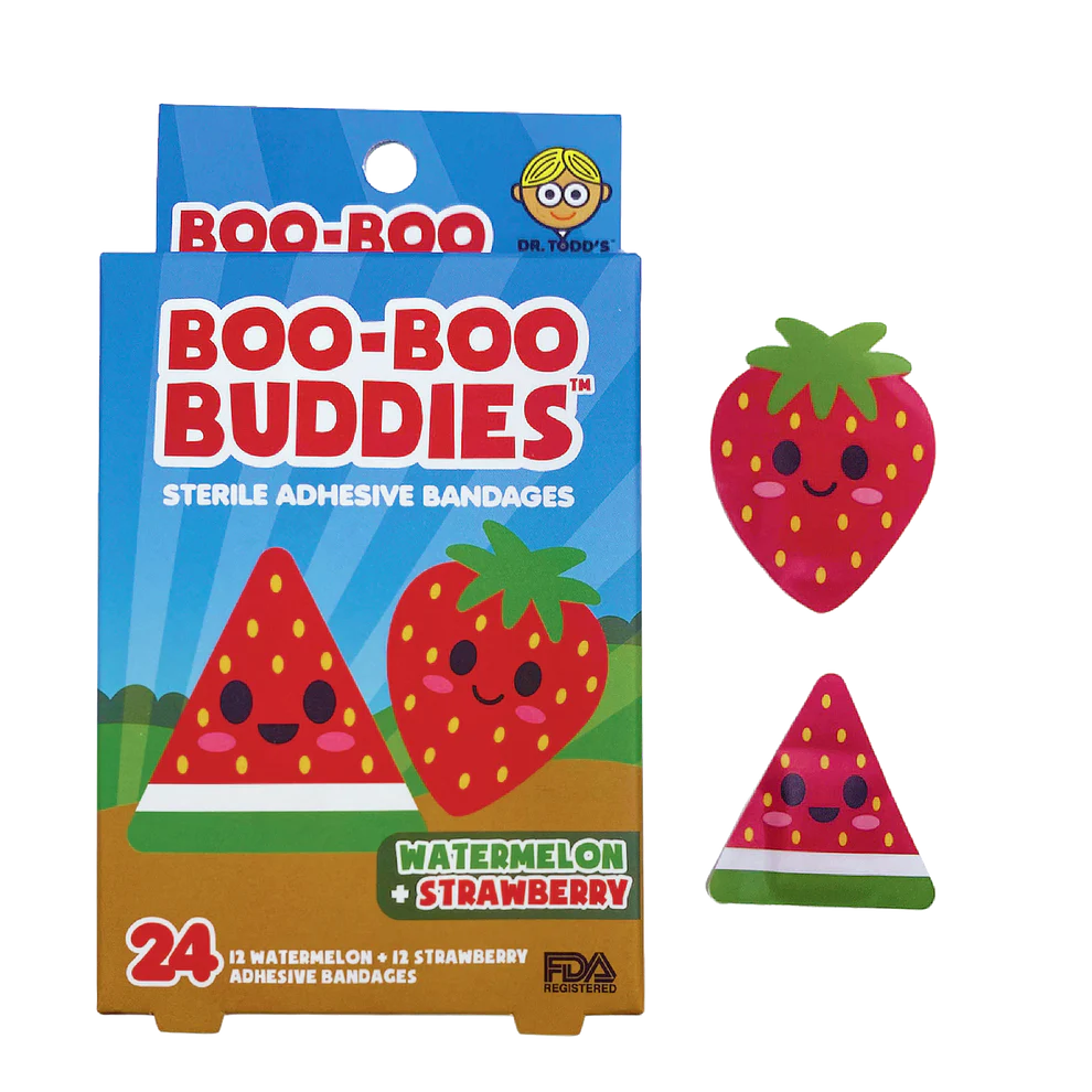 Boo-Boo Buddies Strawberry & Watermelon Bandages