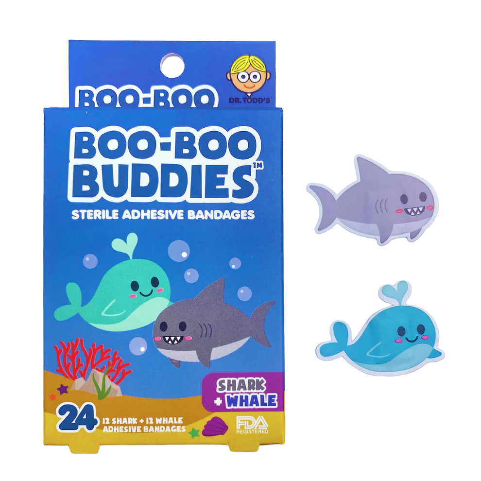 Boo-Boo Shark and Whale Bandages