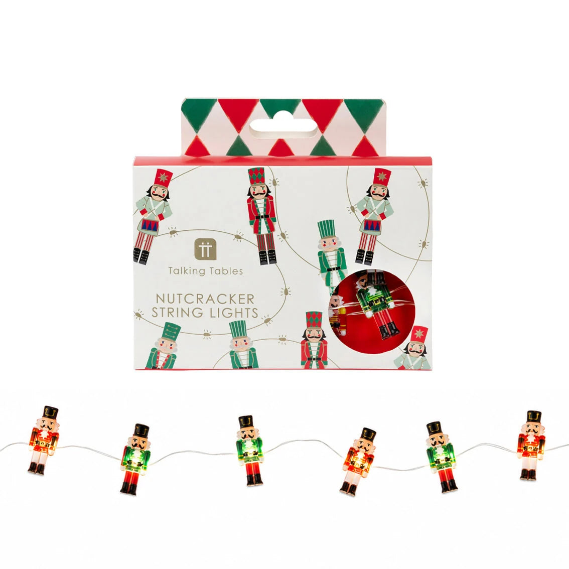 Talking Tables Nutcracker LED String Lights - 9.8'