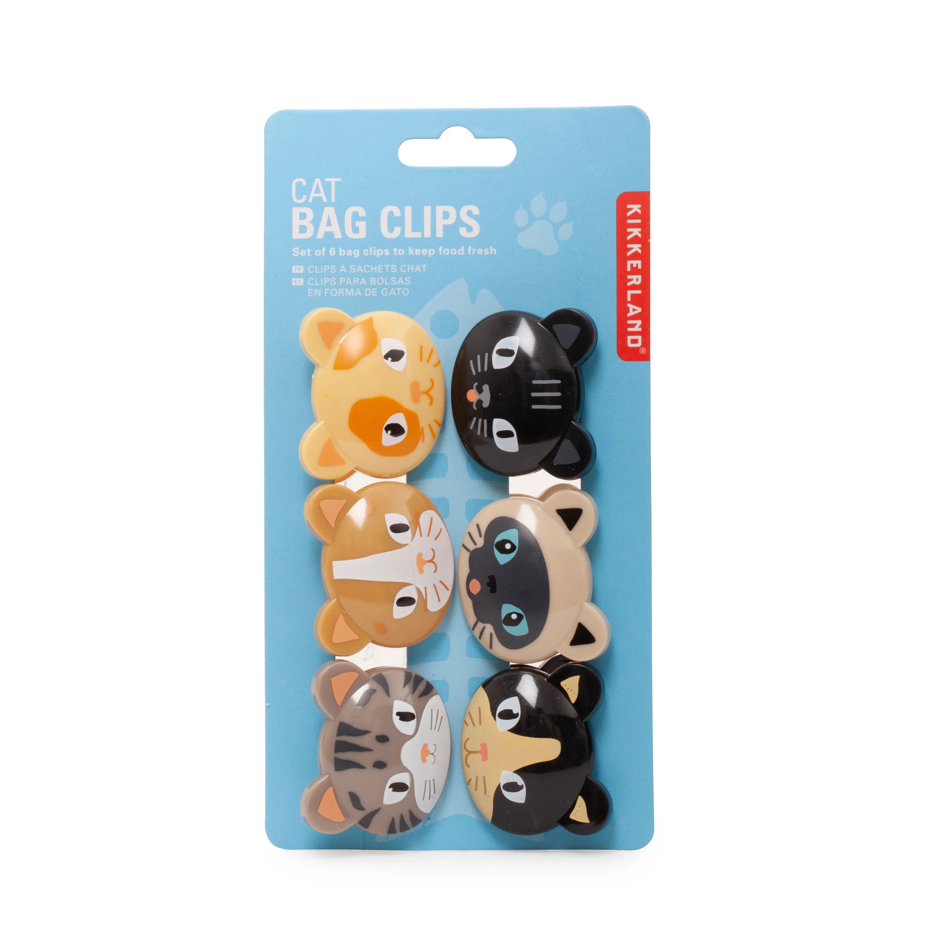 Kikkerland Design Animal Bag Clips - Set of 6 - Thumbnail 4