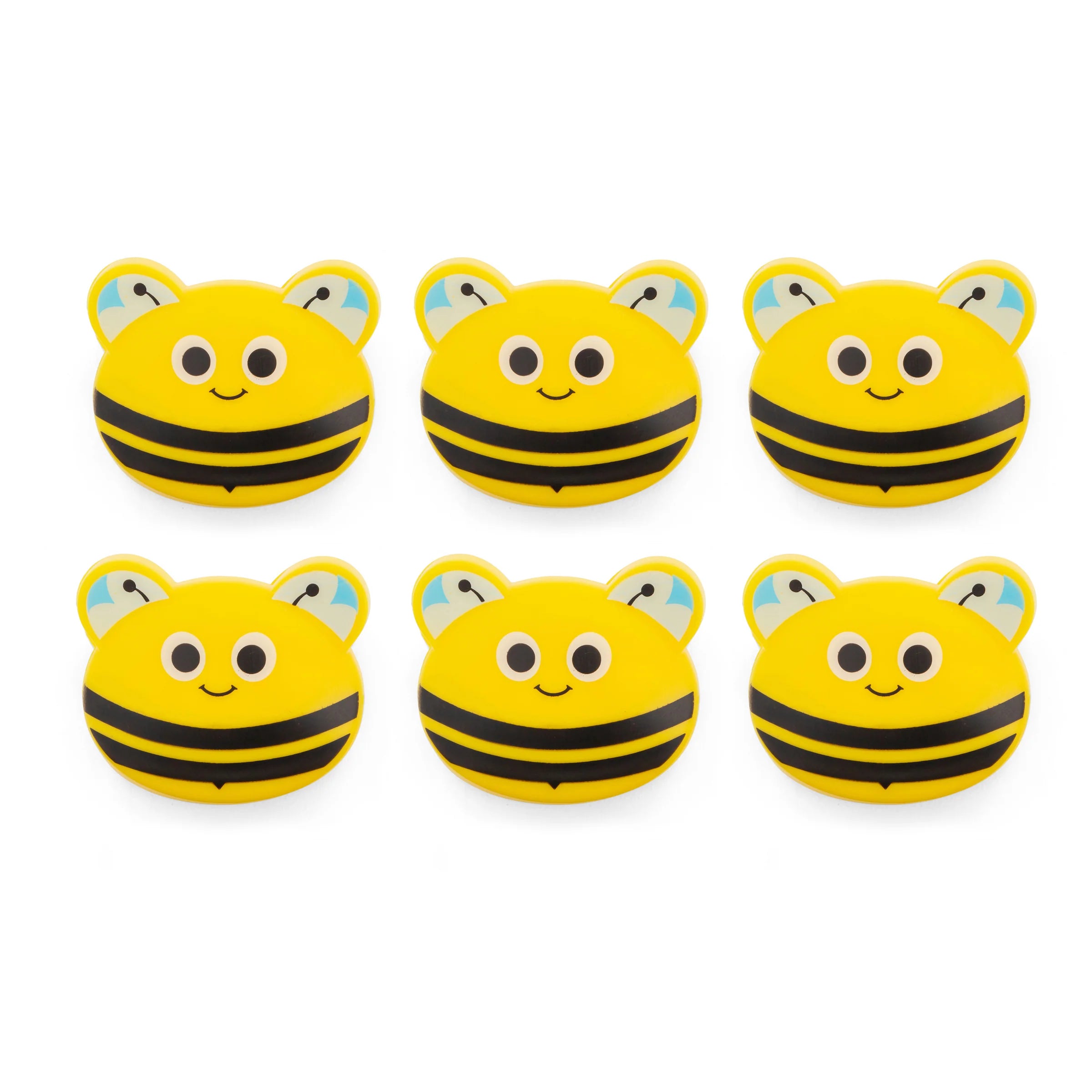 Kikkerland Bee Bag Clips – Set of 6