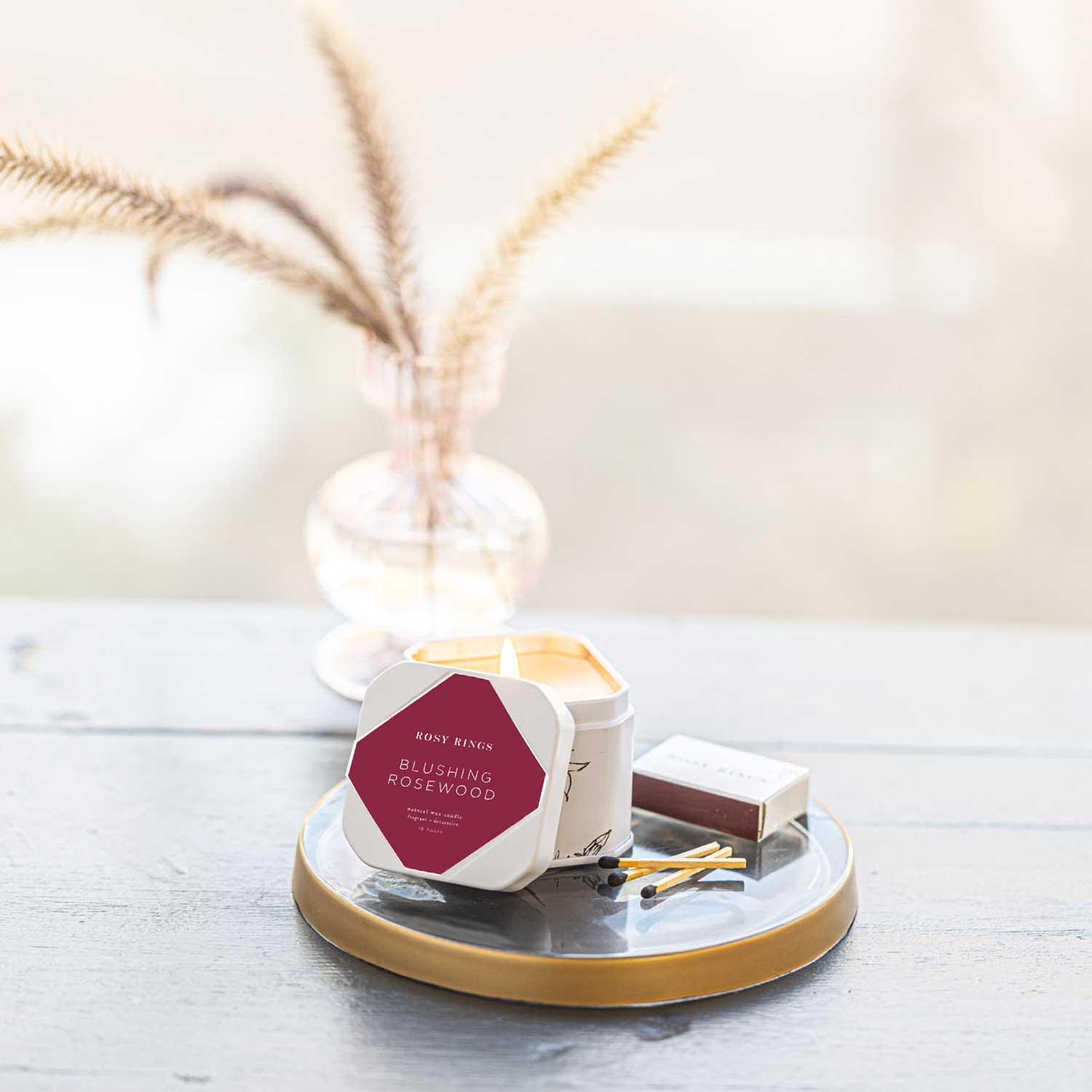 Rosie Rings Petite Tin Candle - 3oz. – Rosewood