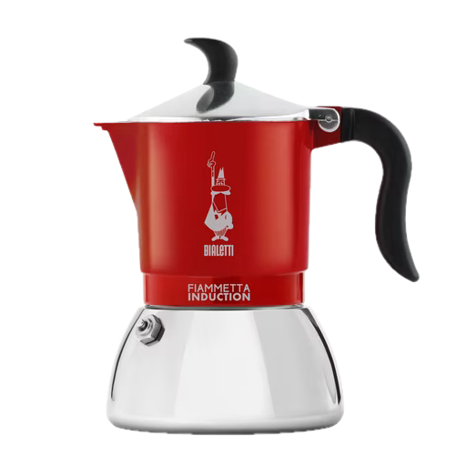 Bialetti Fiammetta Induction Coffee Maker – 2 Cups – Red
