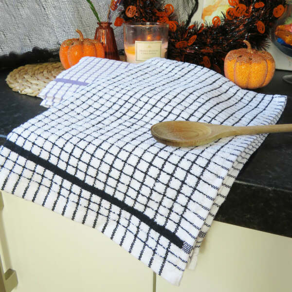 Samuel Lamont Poli Dri 100% Cotton Dish Towel – Black