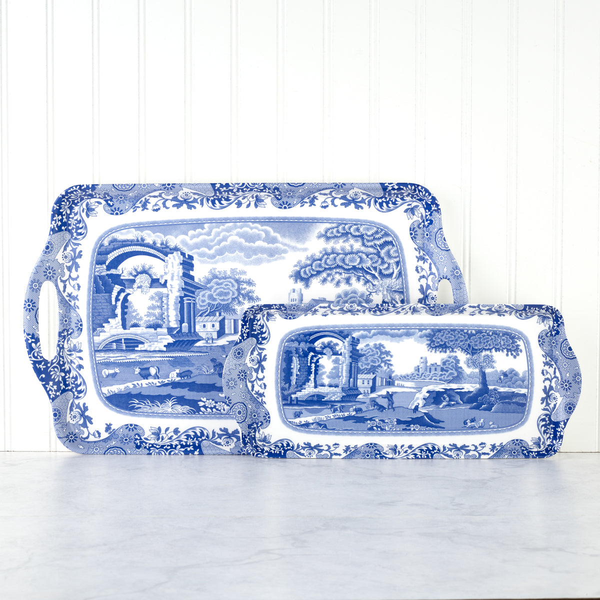 Pimpernel Spode Blue Italian Sandwich Tray – 15.25 x 6.5"