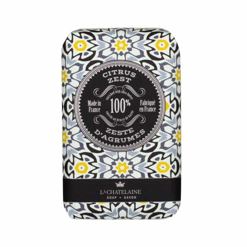 La Chatelaine Luxury Soap Bar – Citrus Zest – 8.8oz