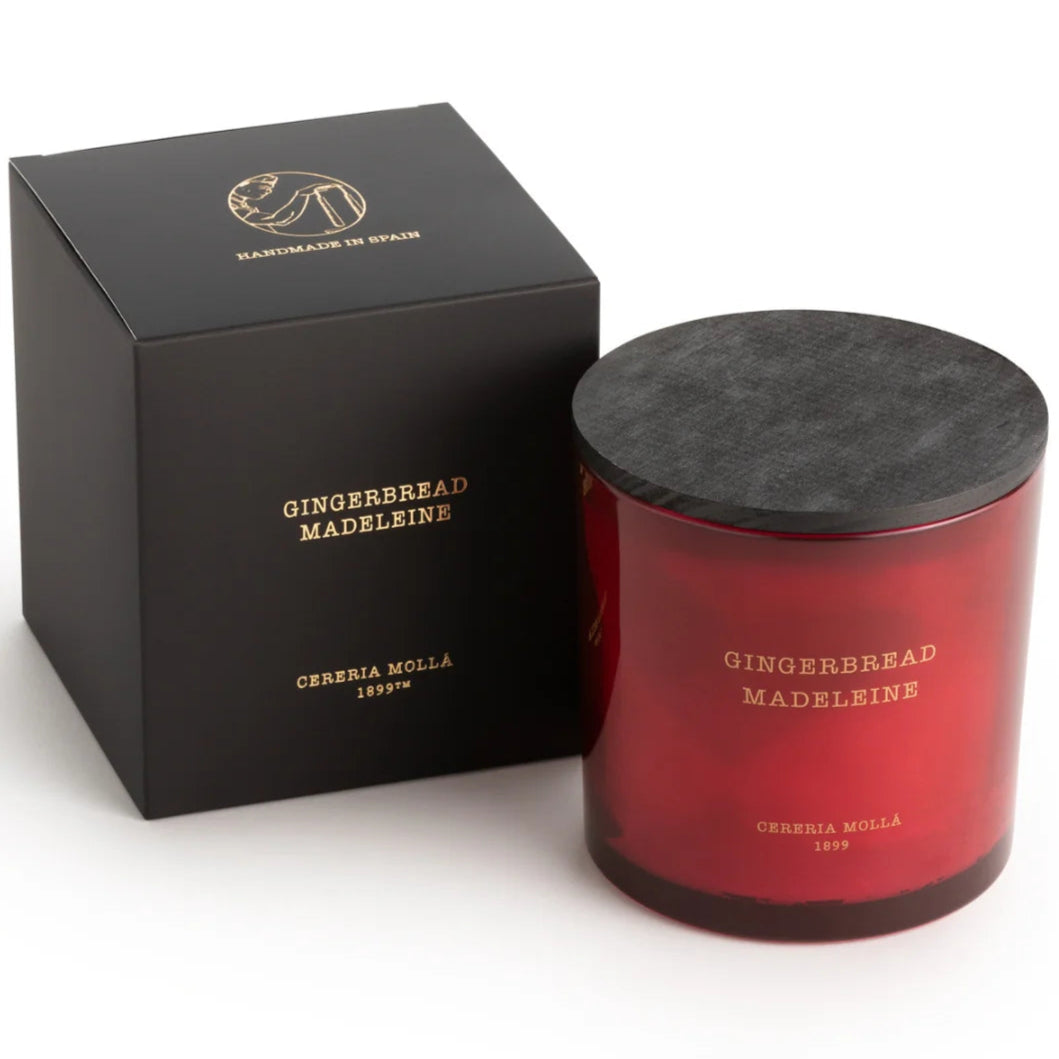 Cereria Molla Gingerbread Madeleine 3 Wick – 21oz.