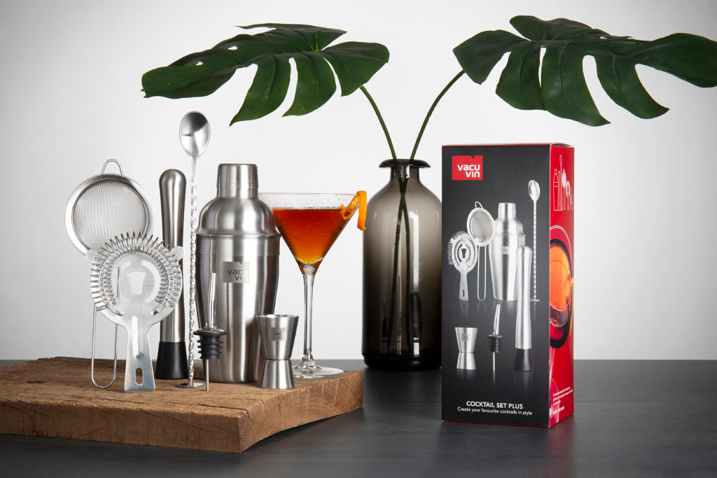 Vacu Vin Seven Piece Stainless Steel Cocktail Set