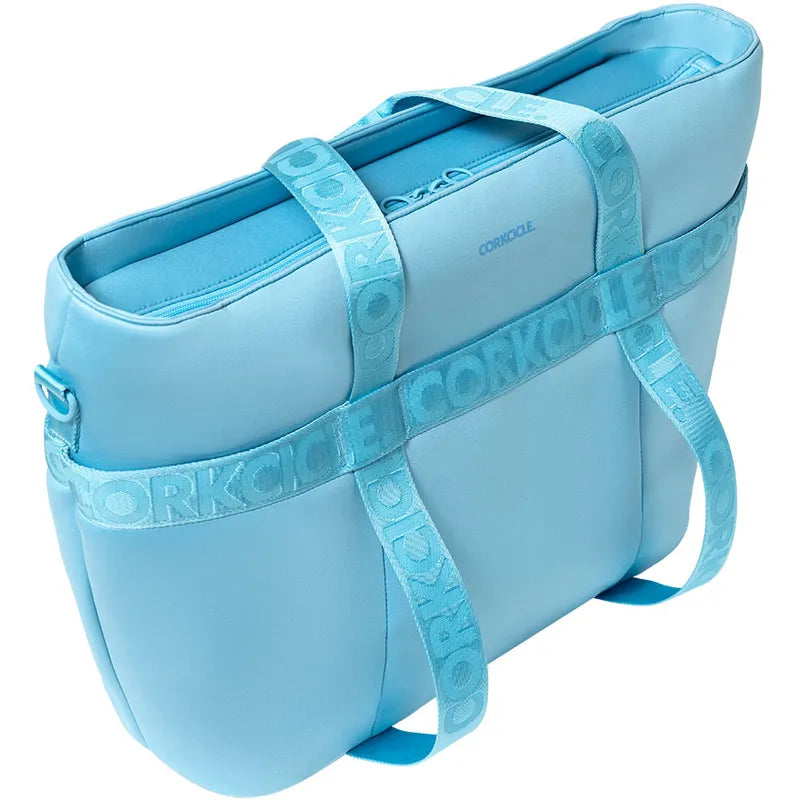 Corkcicle Estelle Insulated Tote Bag – Santorini Blue