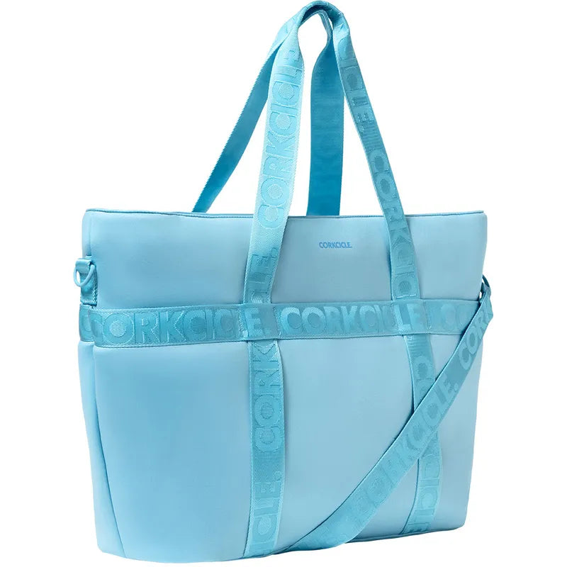 Corkcicle Estelle Insulated Tote Bag – Santorini Blue