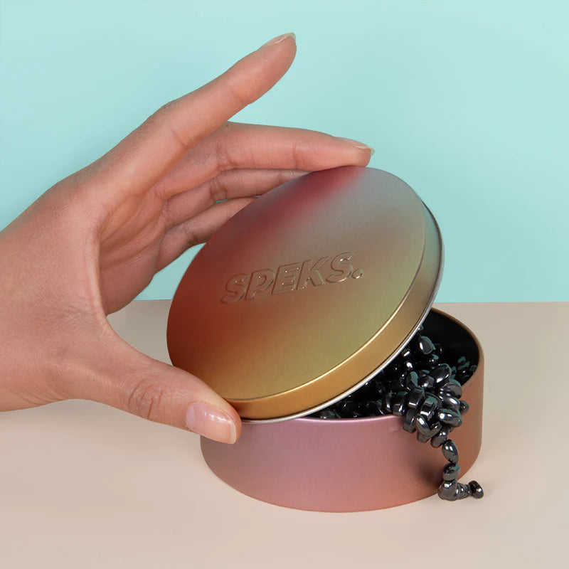 Speks – Crags Magnetic Fidget Putty – Peach Tin