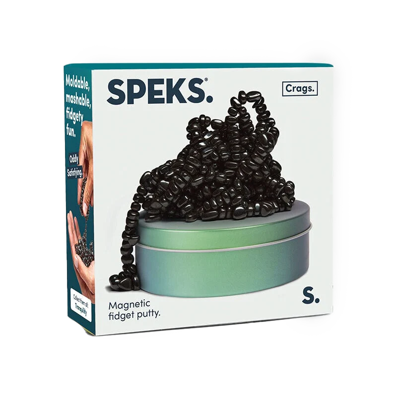 Speks – Crags Magnetic Fidget Putty – Green Tin