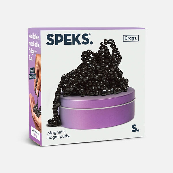 Speks – Crags Magnetic Fidget Putty – Purple Tin