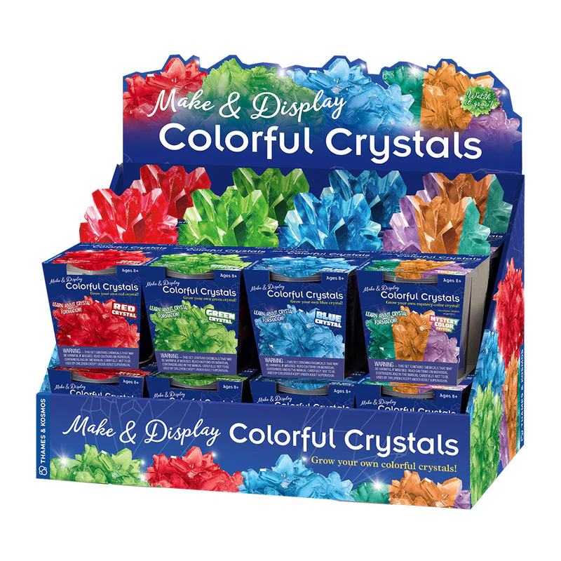 Grow You Own Colorful Crystals  – Assorted Colors – Sold Individually