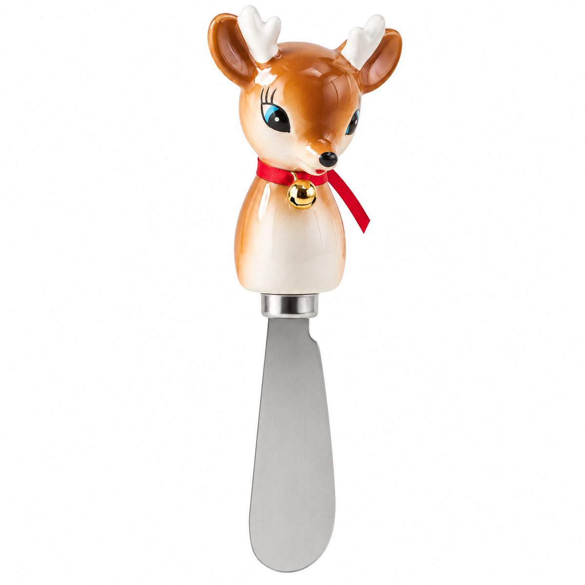 Tinsel Town Deer Ceramic Spreader – 5"