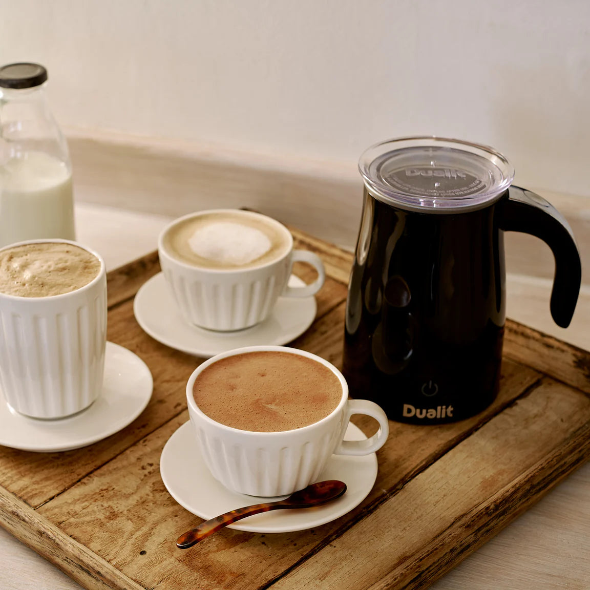 Dualit Stainless Cordless Milk Frother and Hot Chocolate Maker