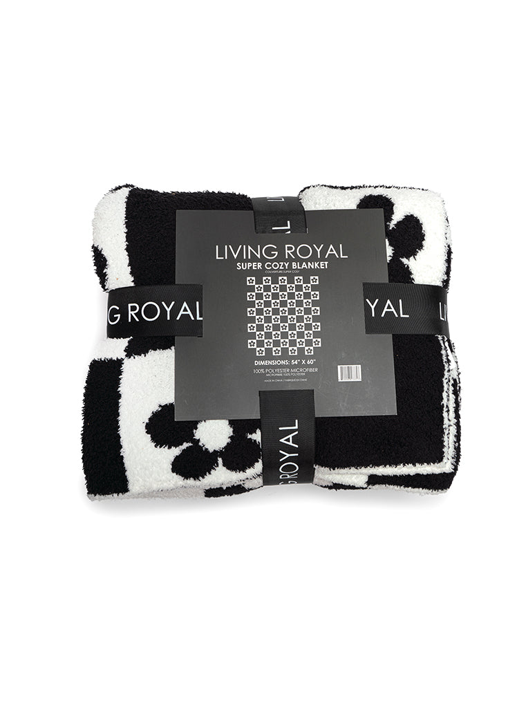 Living Royal Blanket – Daisy Checker – 54" x 60"