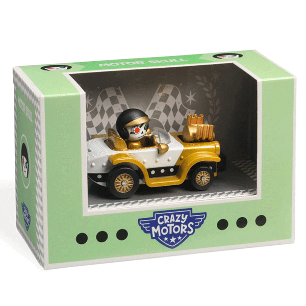 Djeco Crazy Motors Toy Car For Kids – Mr. Skull
