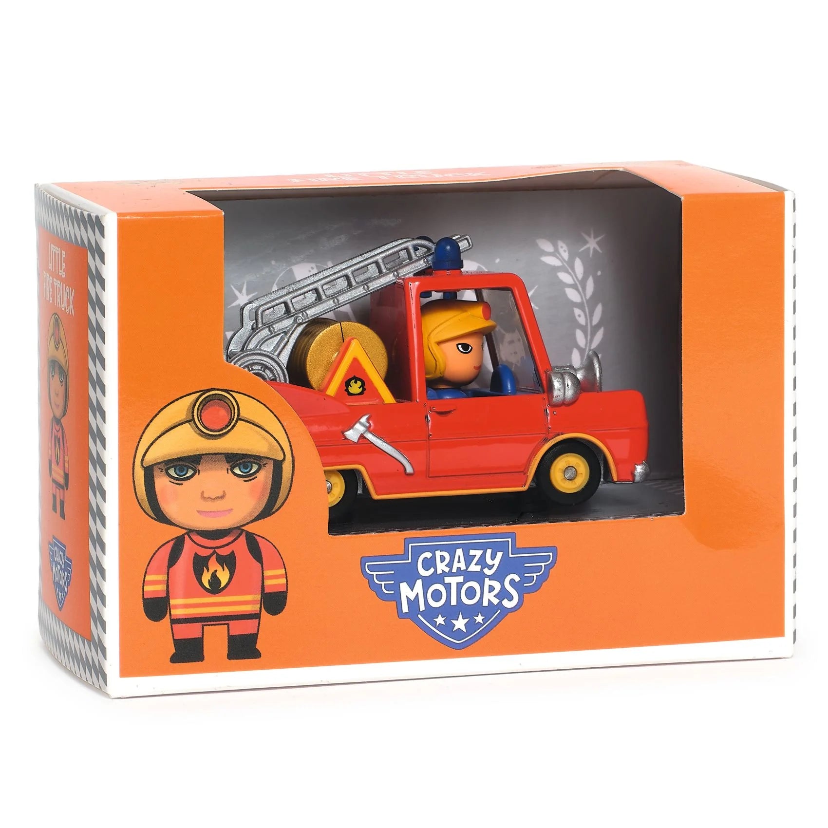 Djeco Crazy Motors Toy Car For Kids – Little Fire Truck