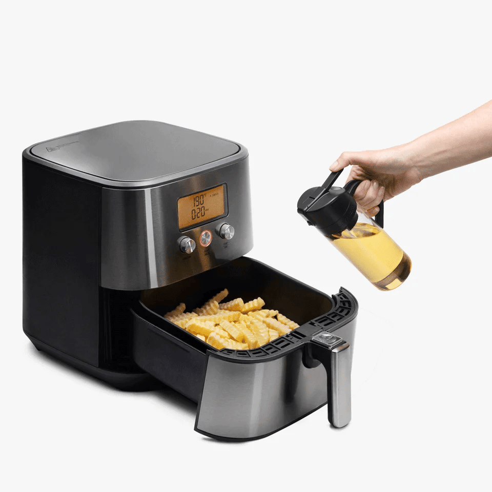 Dreamfarm Oileroo Lite Never-Clog Oil Sprayer – 12oz. – Black