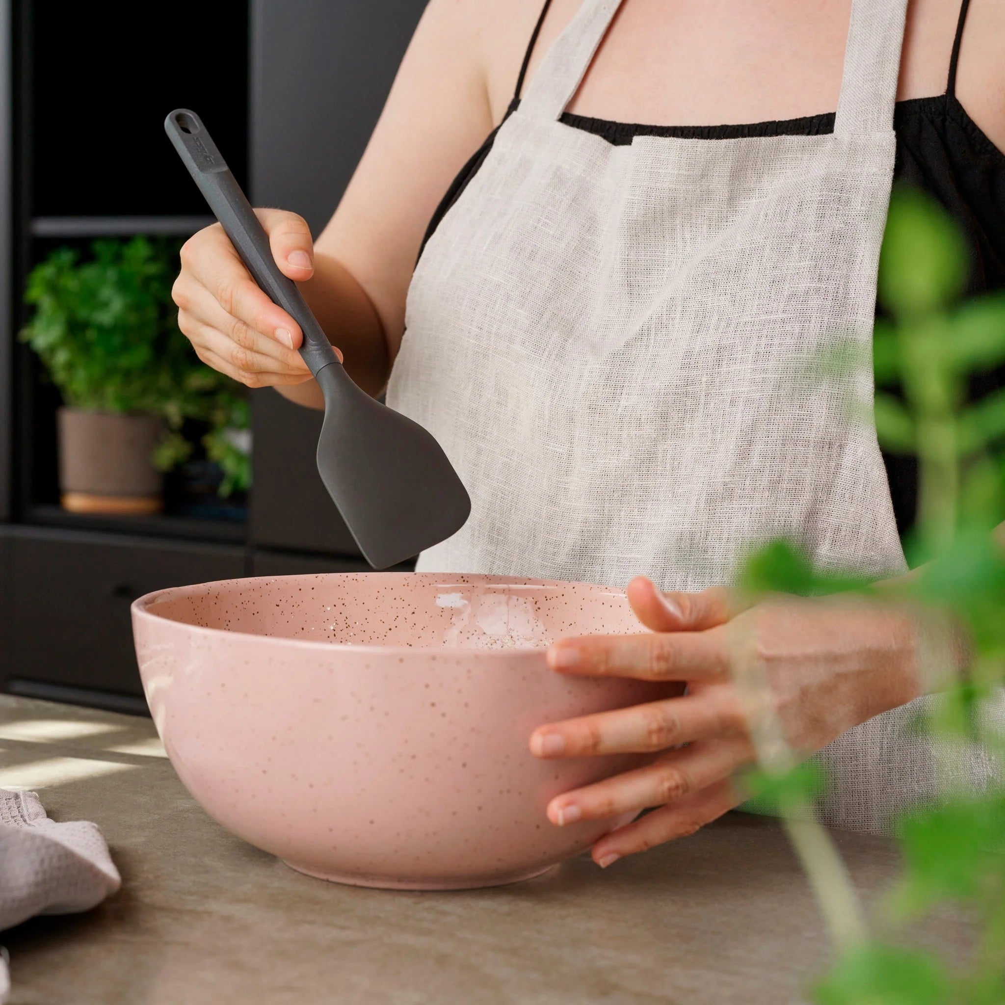 Zyliss Sustainable Wheatstraw – Silicone Spatula – 10.8" X 1.4