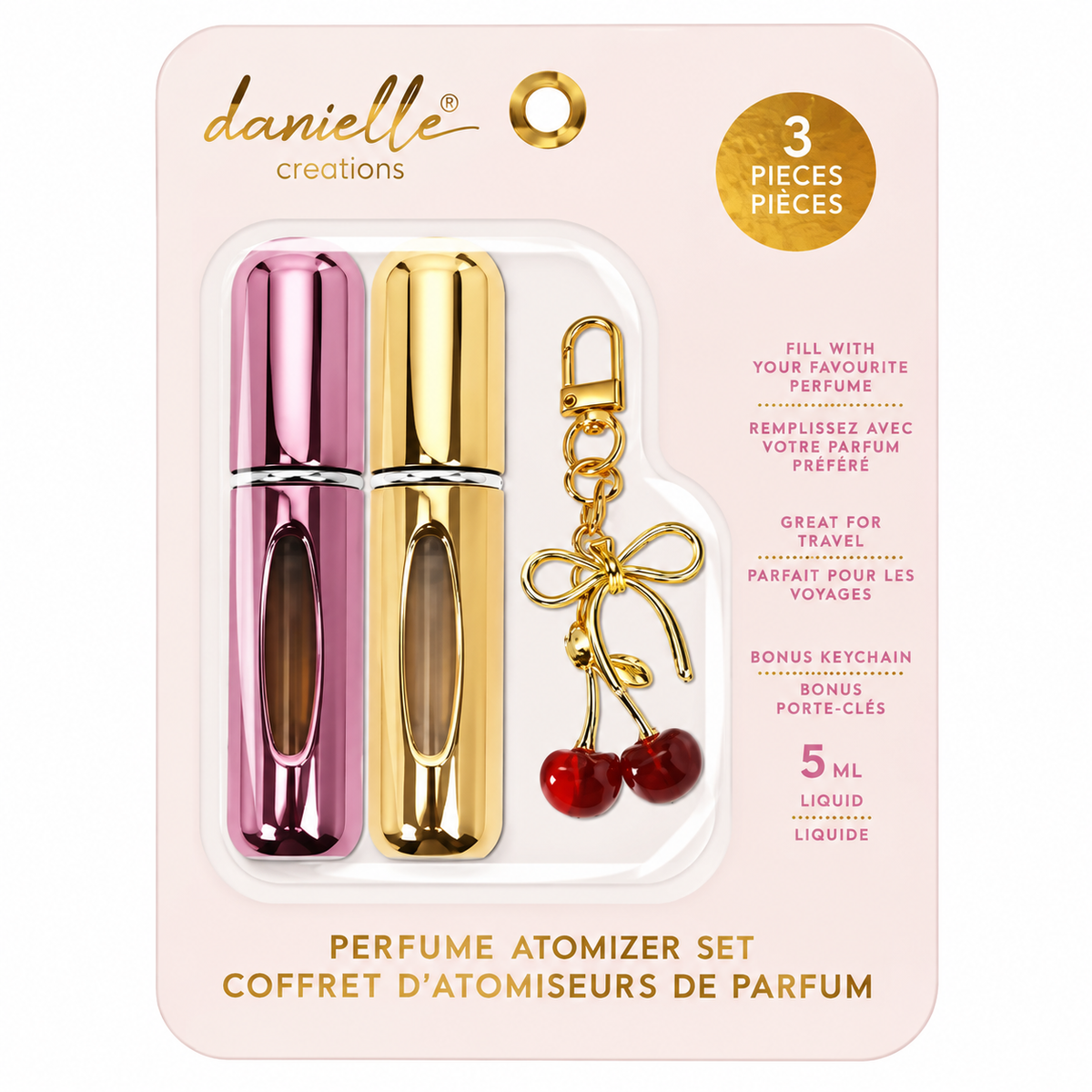 Perfume Atomizer With Keychain – Set of 2