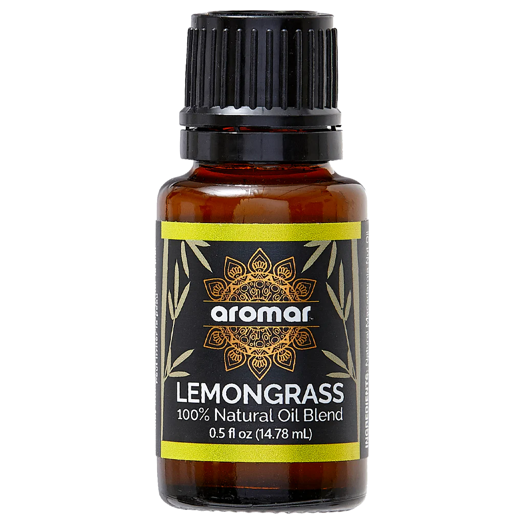 Aromar Pure Essential Oil – Lemongrass – 0.5oz.