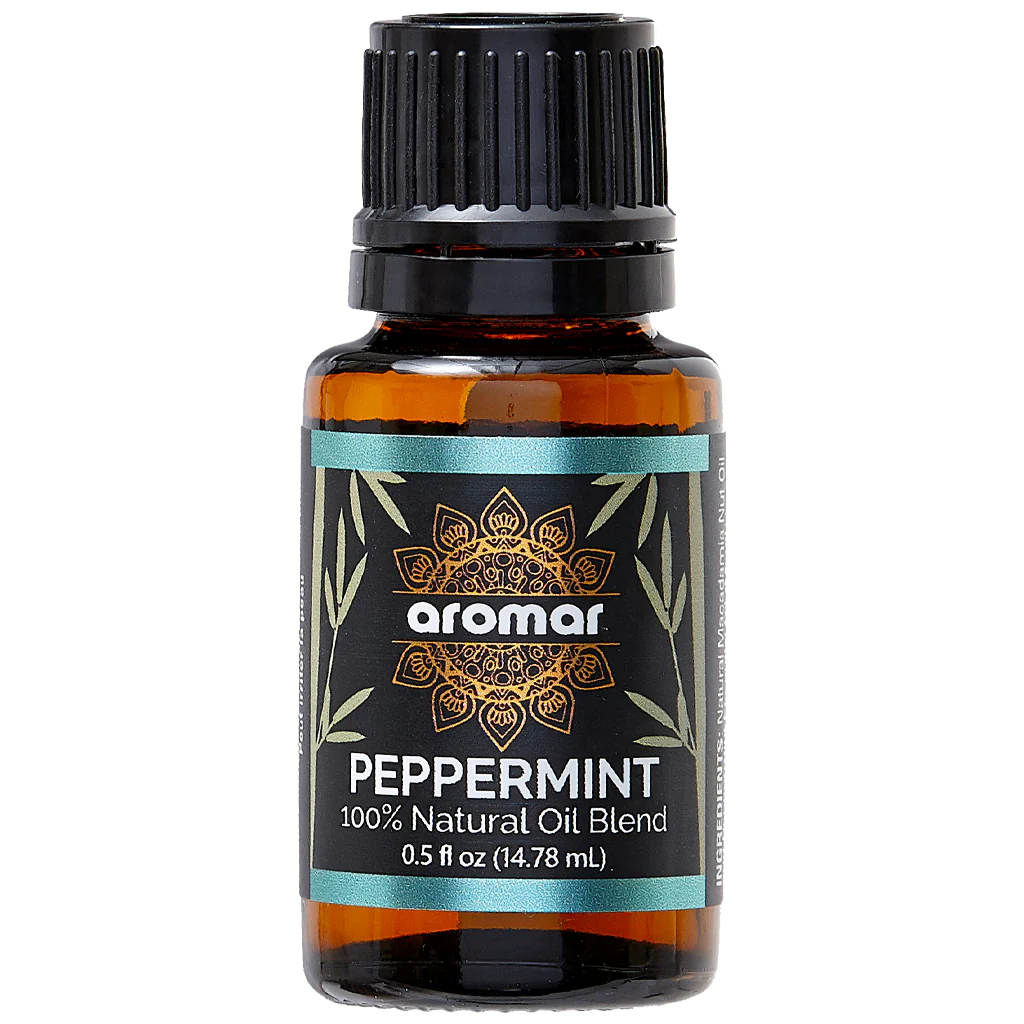 Aromar Pure Essential Oil – Peppermint – 0.5oz.