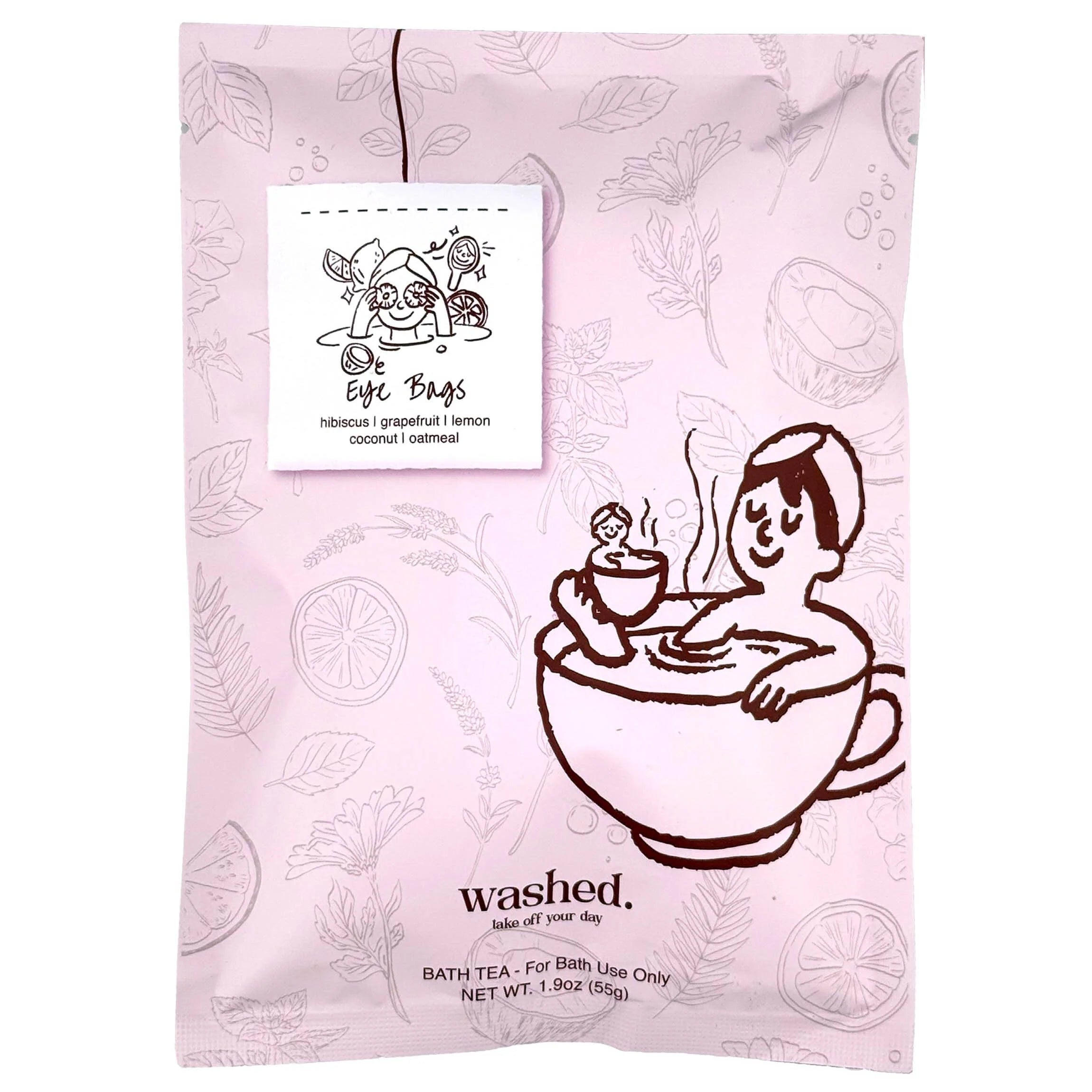 Bath Tea by Washed – Single Wash Away – Eye Bags
