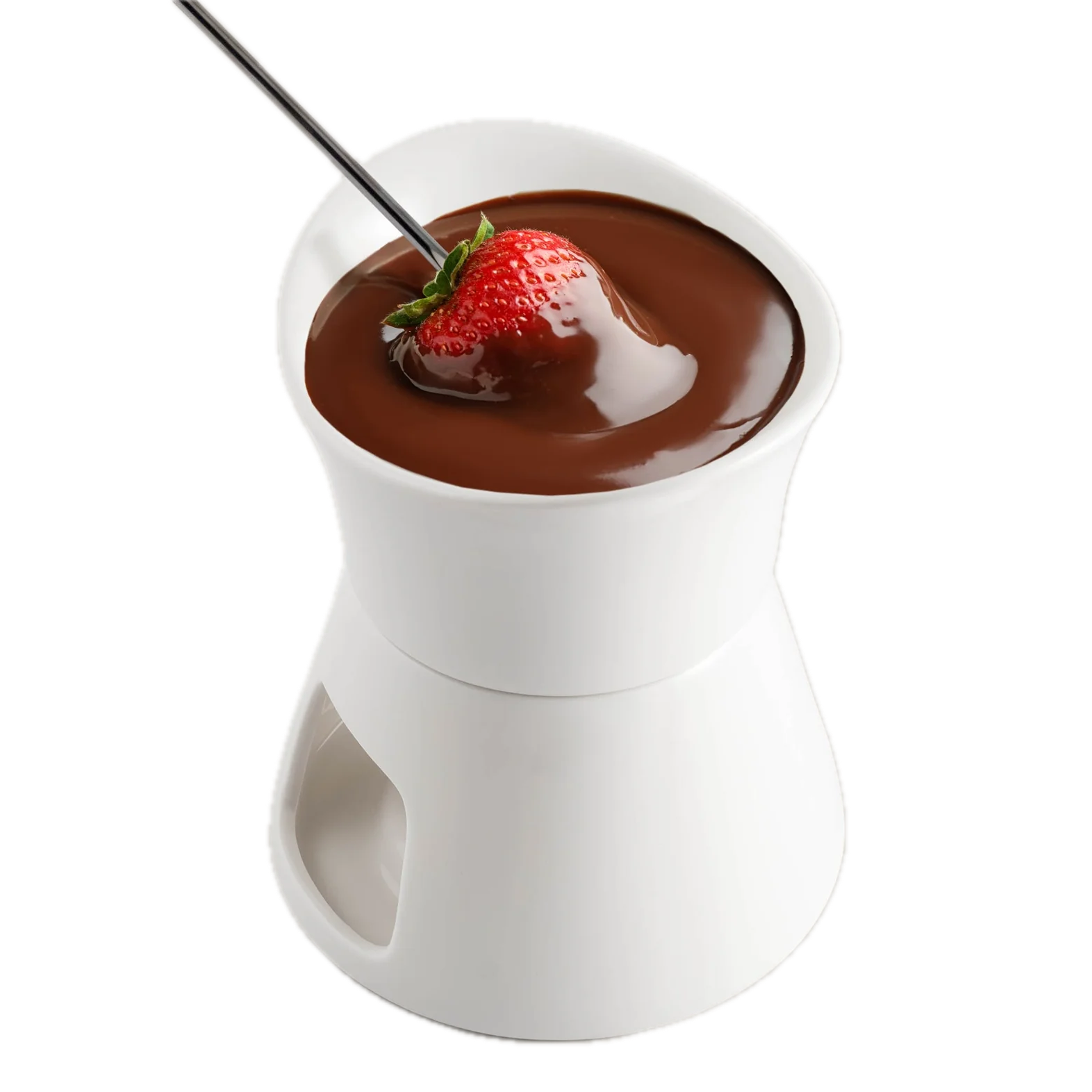 Glow Ceramic Chocolate & Cheese Fondue Set – 9.5oz
