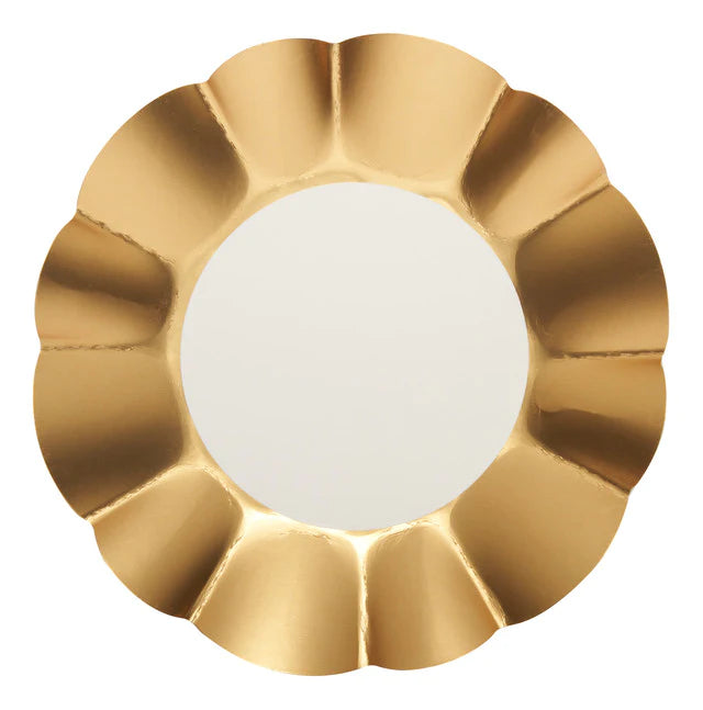 Sophistiplate Paper Appetizer Bowl – Gold & White – 8pk