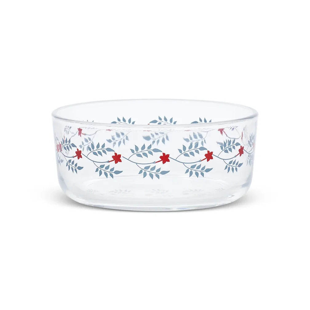 Fishs Eddy Vintage Floral - Tamy Storage Bowl With Lid - 24.3oz