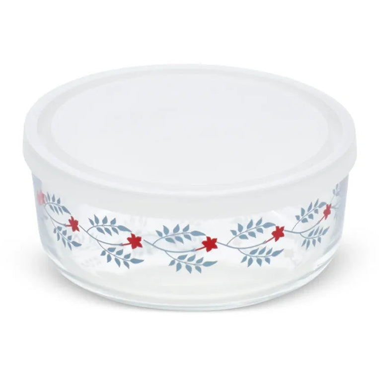 Fishs Eddy Vintage Floral - Tamy Storage Bowl With Lid - 24.3oz